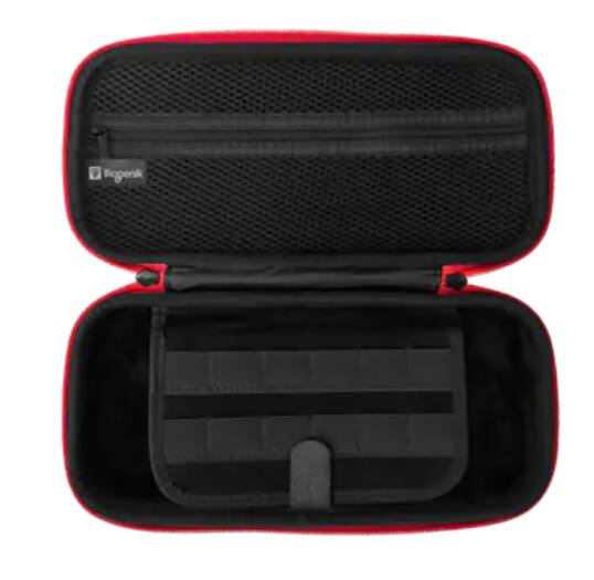 Alt View 1. Biogenik - Compact Protective Case for Switch 2 - Semi-Hard Shell - Red.