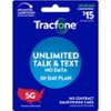 Tracfone - $15 Unlimited Talk & Text 30-Day - Prepaid Plan (Digital Delivery) [Digital]