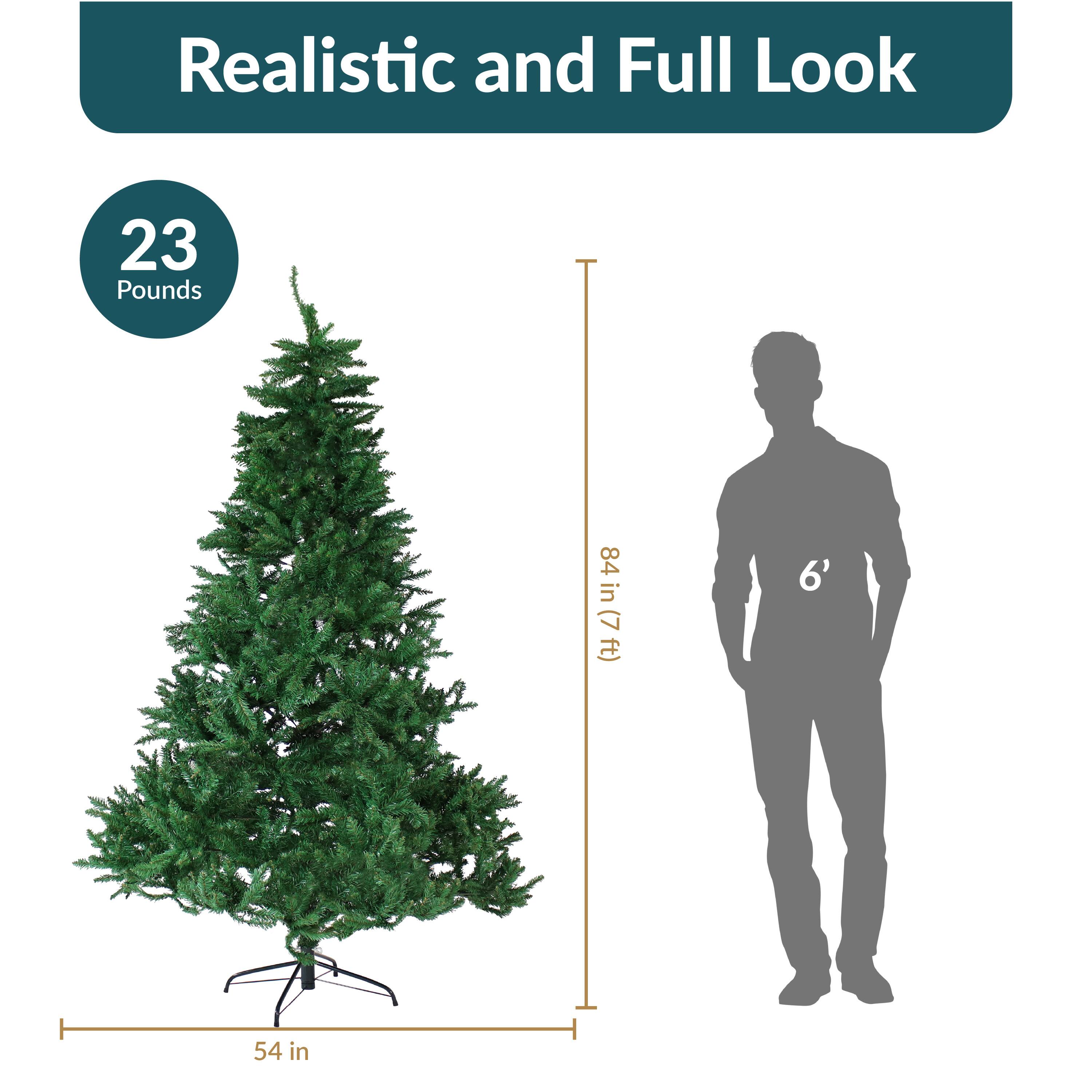 Realistic and Full Look

23 Pounds

84 in (7 ft)

54 in