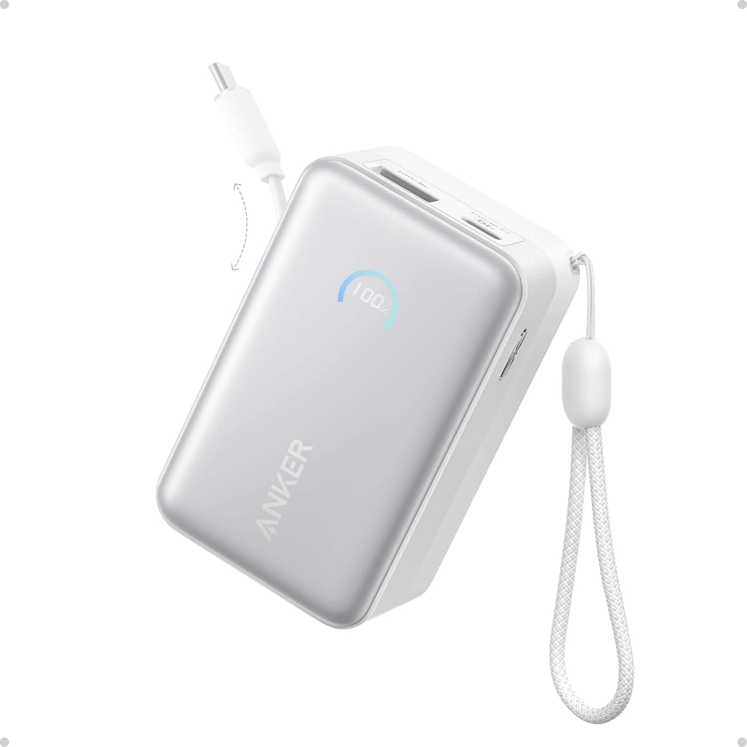 Anker - Nano Portable Charger - White