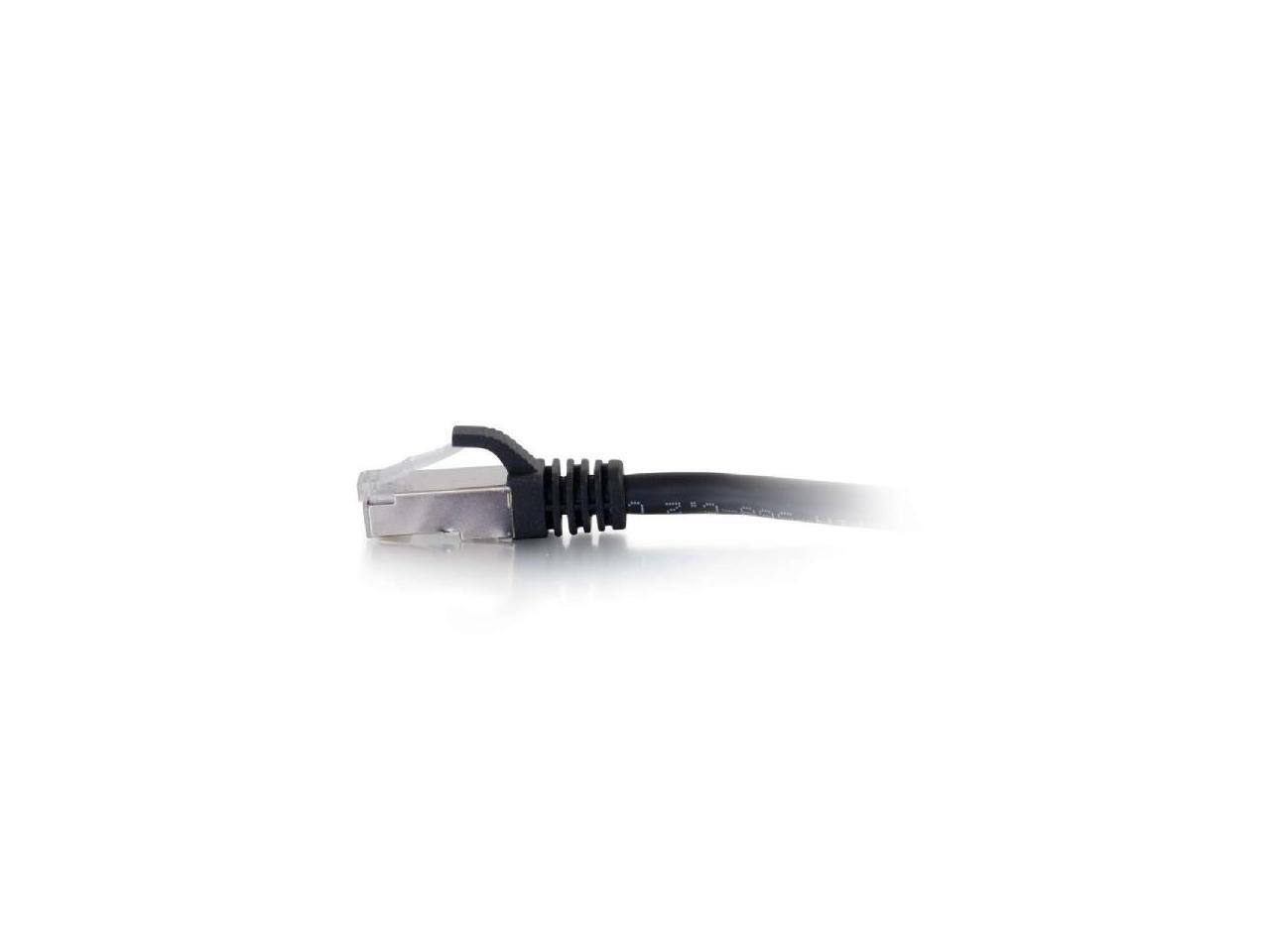 Alt View 1. Cables to Go - C2G 00710 Cat6a Cable - Snagless Shielded Ethernet Network Patch Cable, Black (5 Feet, 1.52 Meters).