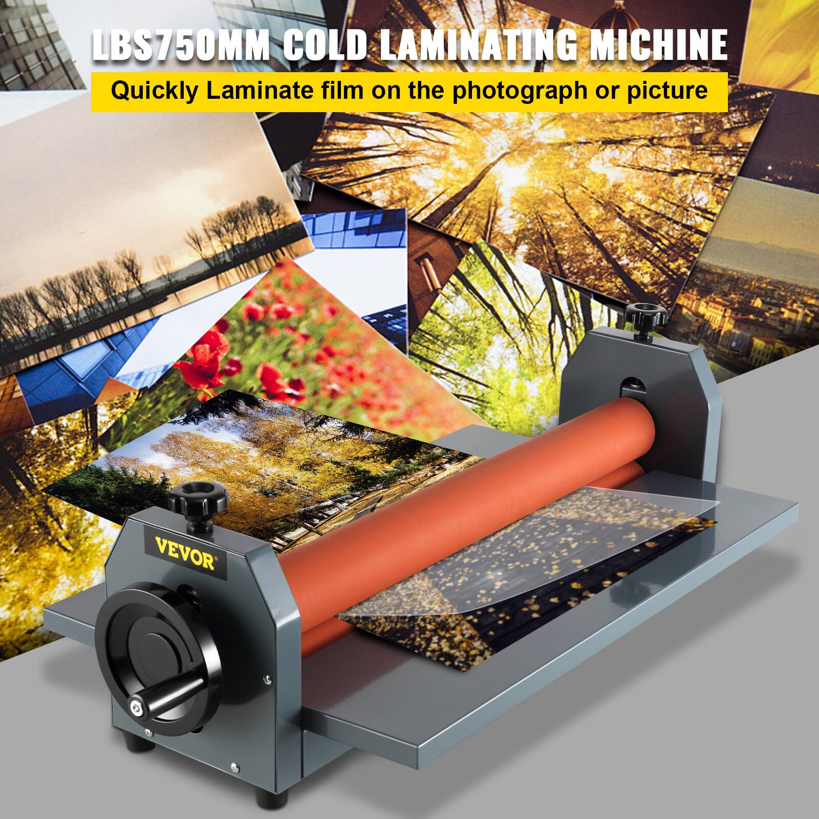 LBS750MM COLD LAMINATING MACHINE  
Quickly laminate film on the photograph or picture  
VEVOR