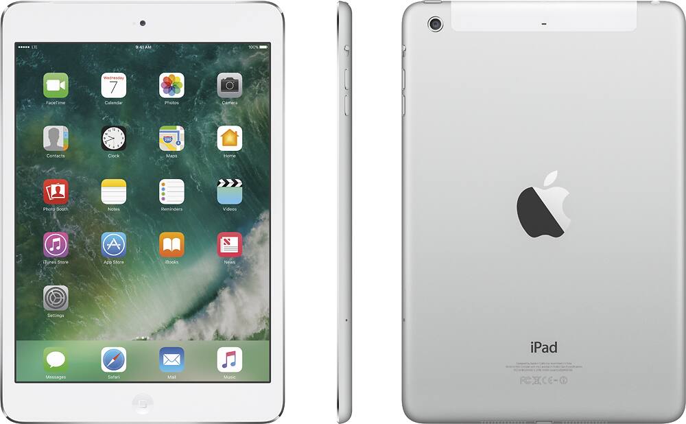 Best Buy Apple Ipad Mini 2 With Wi Fi Cellular 32gb At T Silver White Mf0ll A