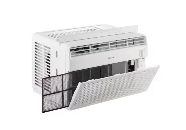 Alt View 5. Vissani - VISSANI 5,000 BTU 115V MECHANICAL WINDOW AIR CONDITIONER - WHITE.
