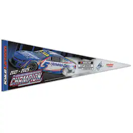 WinCraft - Kyle Larson Two-Time NASCAR Cup Series Champion 12" x 30" Premium Pennant - Multicolor