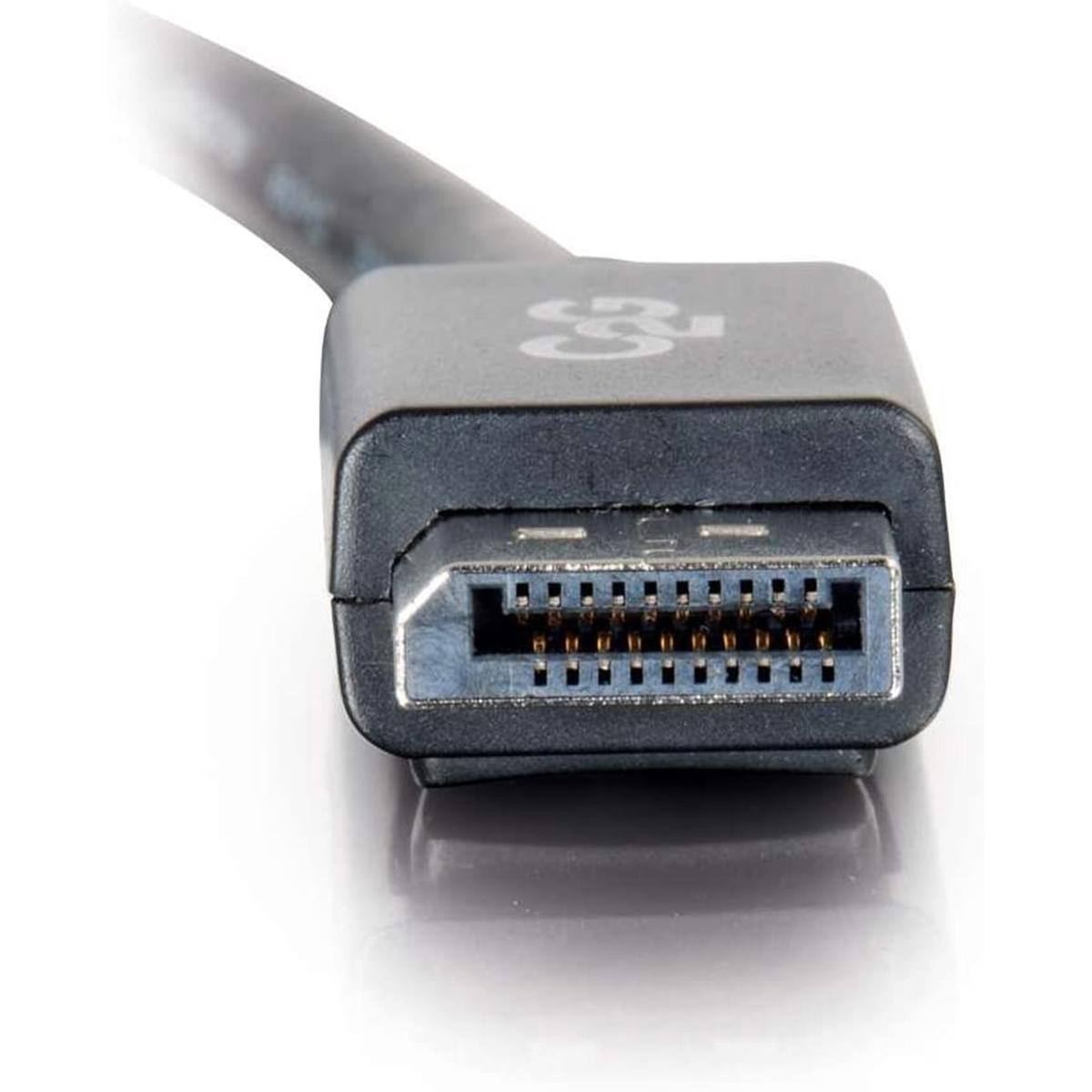 Alt View 2. C2G - C2G 6' DisplayPort Male to VGA Male Active Adapter Cable, Black.