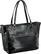 Angle Standard. Studio C - Hide N Chic Expandable Laptop Tote Bag - Black.