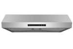 Front. Hauslane - Hauslane UC-PS60 30-inch Ducted Under Cabinet Range Hood - Silver.