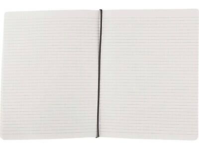 Alt View 2. Moleskine - Classic 1-Subject Professional Notebook, 7.5" x 10", Narrow Ruled, 96 Sheets - Black.