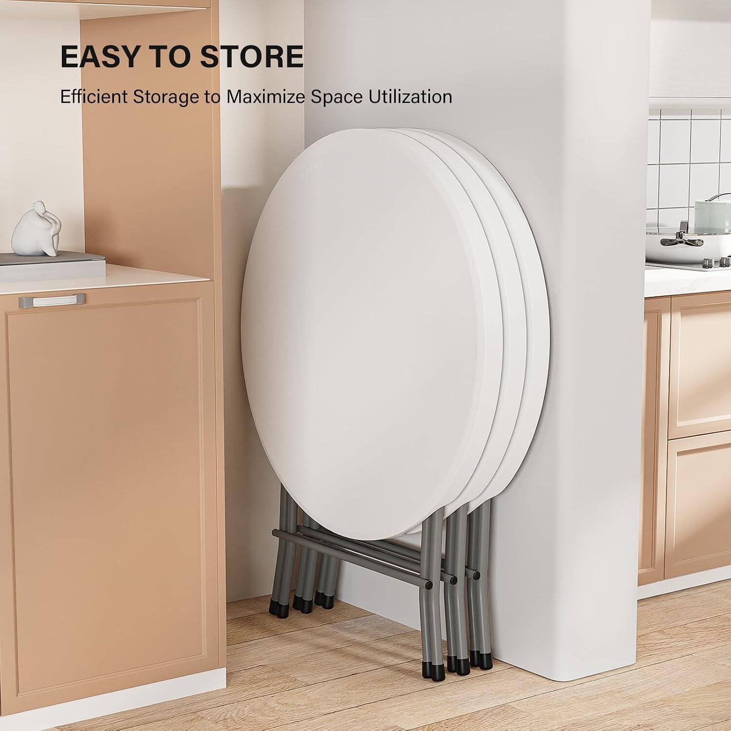 EASY TO STORE  
Efficient Storage to Maximize Space Utilization