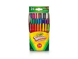 Crayola - Mini Twistables Crayons, 24/Box - Multicolor