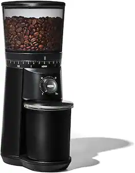 Product image OXO Brew Conical Burr Grinder - Matte Stainless Steel Burrs, One-Touch Automatic Smart Grind - Black