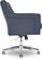 Alt View 14. Serta - Ashland Memory Foam & Twill Fabric Home Office Chair - Blue.