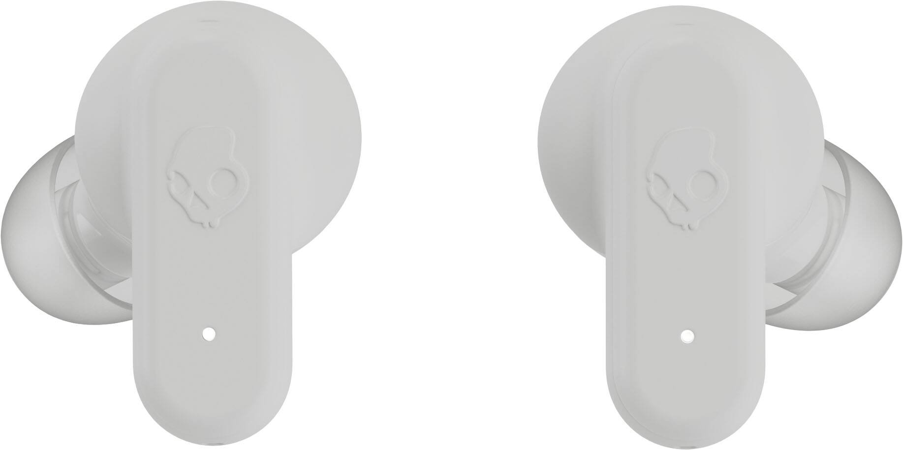 Angle. Skullcandy - Dime EVO True Wireless In-Ear Earbuds - Bone/Orange.