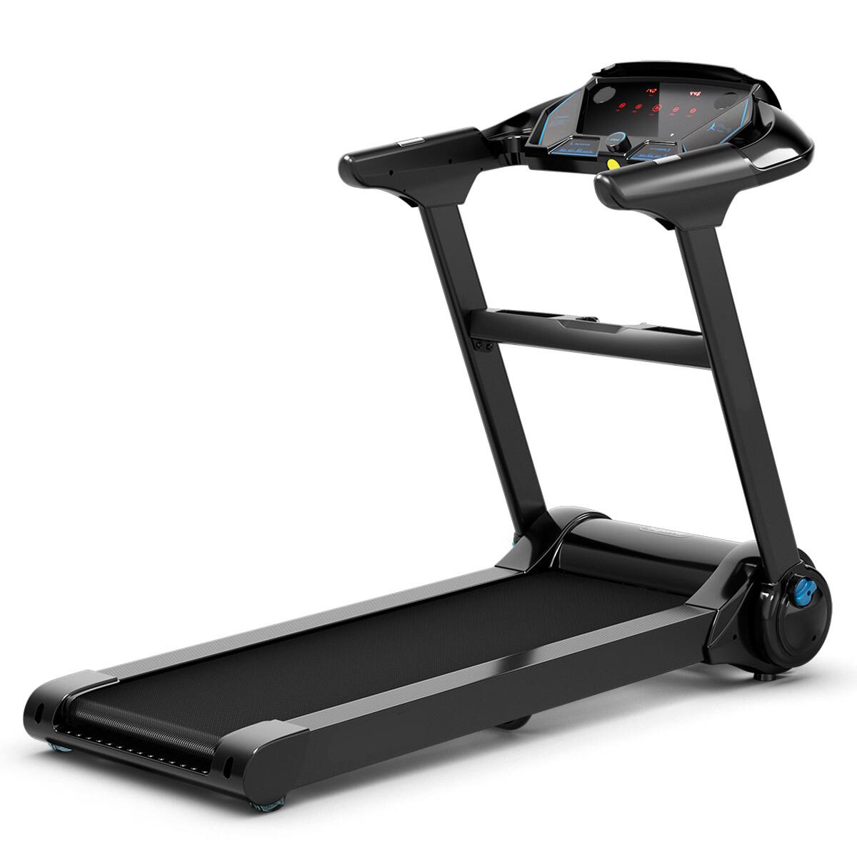 Alt View 8. Gymax - Gymax 2.25HP Electric Folding Fitness Treadmill w/APP Heart Rate - Black.