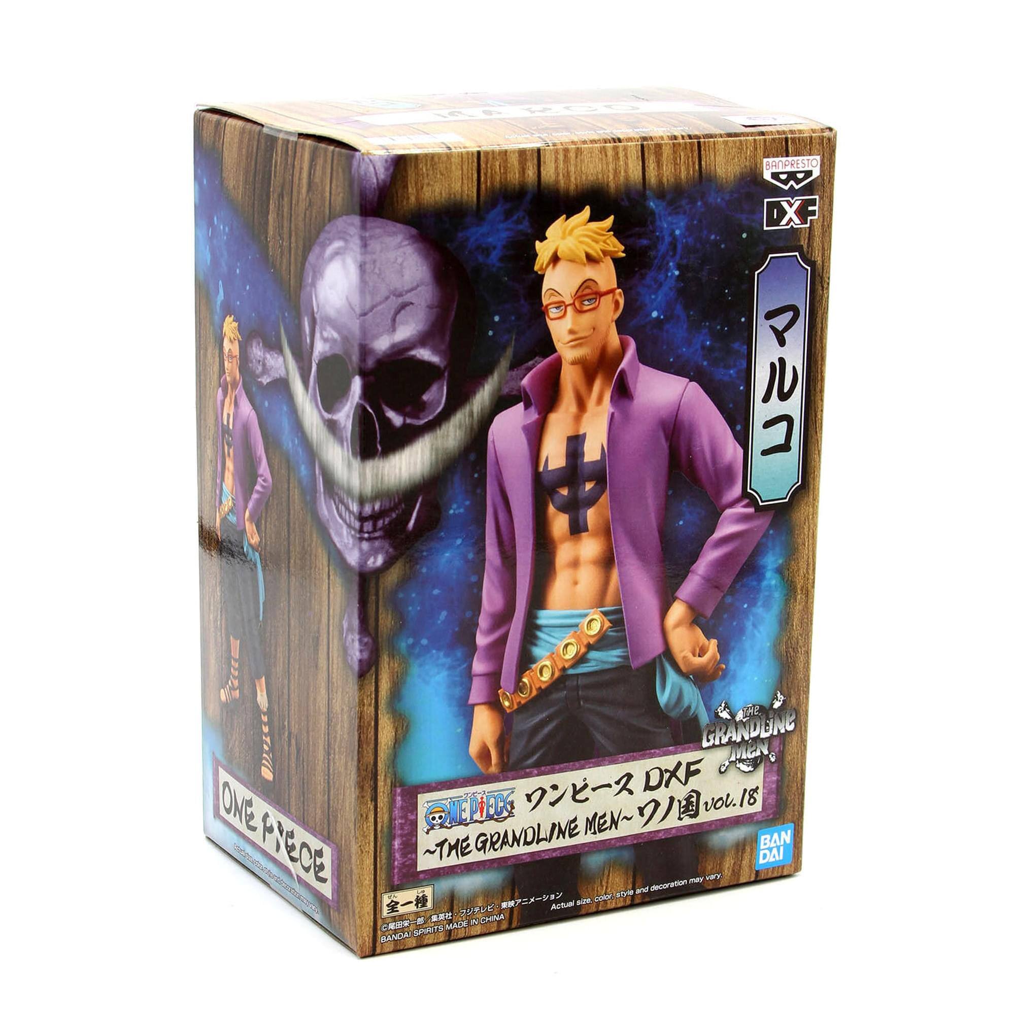 BANPRESTO DXF  
ATE 0a0O I DXF GRANDLINE MEN~ Vol.18  
GRANDLINE MEN~ Prece ~THE BAN DAI - ET - deoracon noo 1  
ACTu A  
JRUE NON C SPRITE MADE RANDA