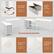 Adjustable Foot Pads, Folding Fabric Drawers, Screw Hole Stickers, Ventilated Metal Mesh Shelves