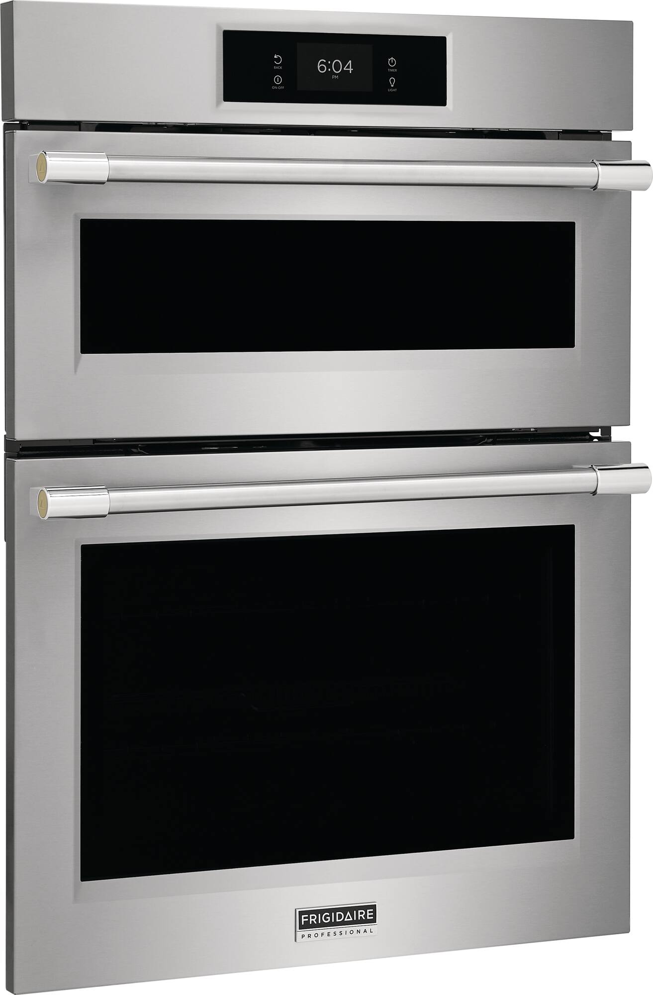 Left. Frigidaire - Microwave Combination Oven - Stainless steel.