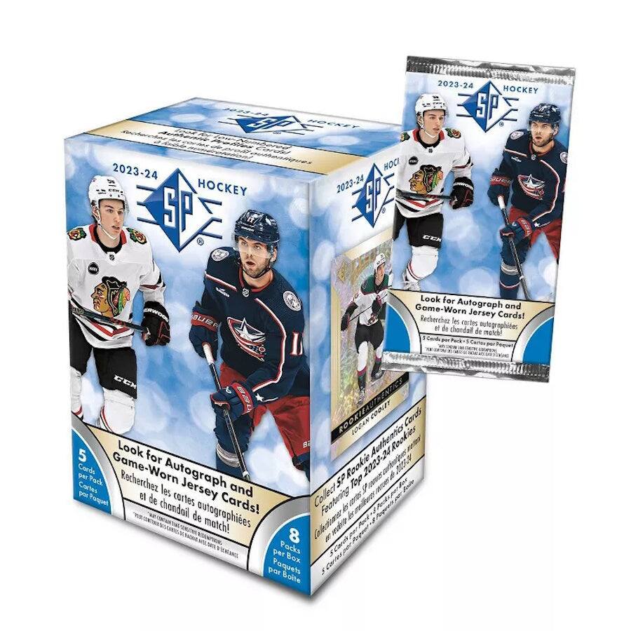 HOCKEY 2023-24  
5 HOCKEY 2023-24  
HOCKEY SP  
HOCKEY 2023-24  
GEN BURA  

Look for Game-Worn Autograph and Jersey Cards!  
Recherchez les cartes et de chandail de autographes match!  

Cards por Pack+5  
Carea Pe CCX  
ROOKIEAUTMENII LOGAN  
Cerdts  
Look Authentics Rockies 5 for 2023-24 Cords Game-Worn Autograph Rookie 21133 per Pack  
Recherchez SP  
Cards por Pack+5  
Carea Pe CCX  
ROOKIEAUTMENII LOGAN  
Cerdts  

Featuring reilts chandail i  
Poqoets de outographies match!  
Colectiomar ndivio i And W NPREN.  

Packs 8  
Cards I VIENIANEL per Box par Paquets 5 Bolte