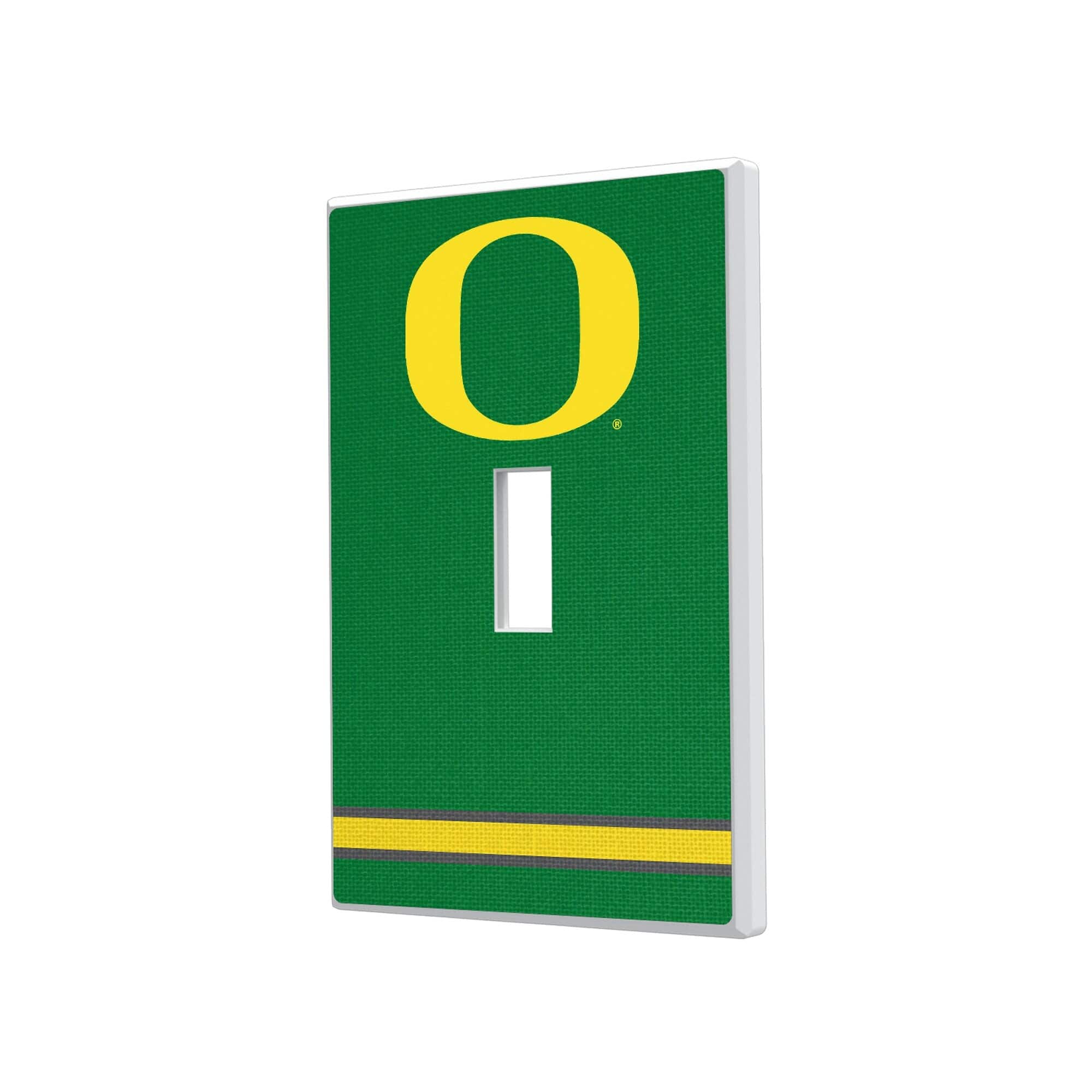 Keyscaper - Oregon Ducks Stripe Design Single Toggle Light Switch Plate - Multicolor price history on PriceWatchPro