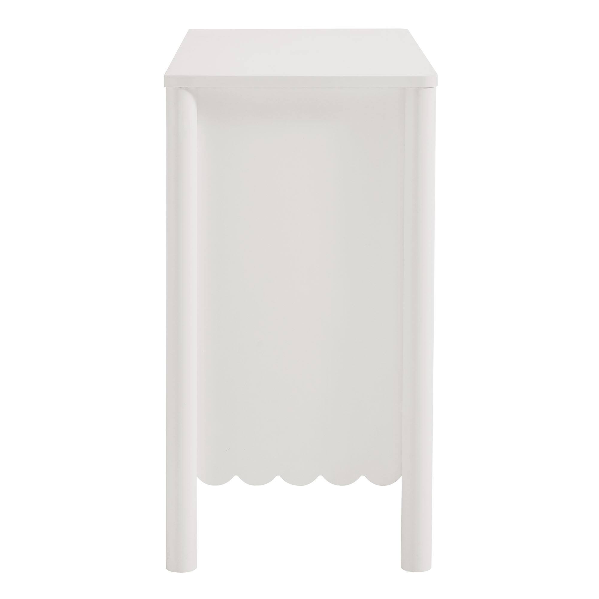 Alt View 2. Modway - Emmeline 35" 2-Door Scalloped Sideboard Cabinet by Modway - White.