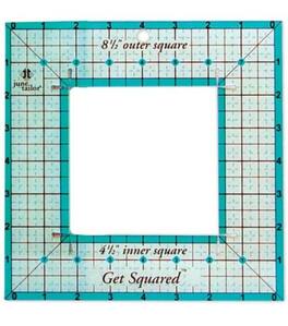 AccuQuilt - June Tailor Get Squared 8 1/2'' Outer 4 1/2'' Inner