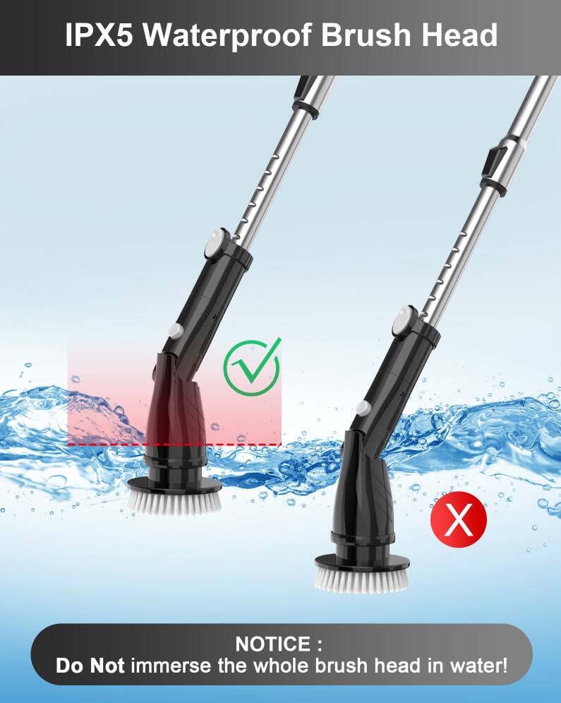 IPX5 Waterproof Brush Head

NOTICE: Do Not immerse the whole brush head in water!