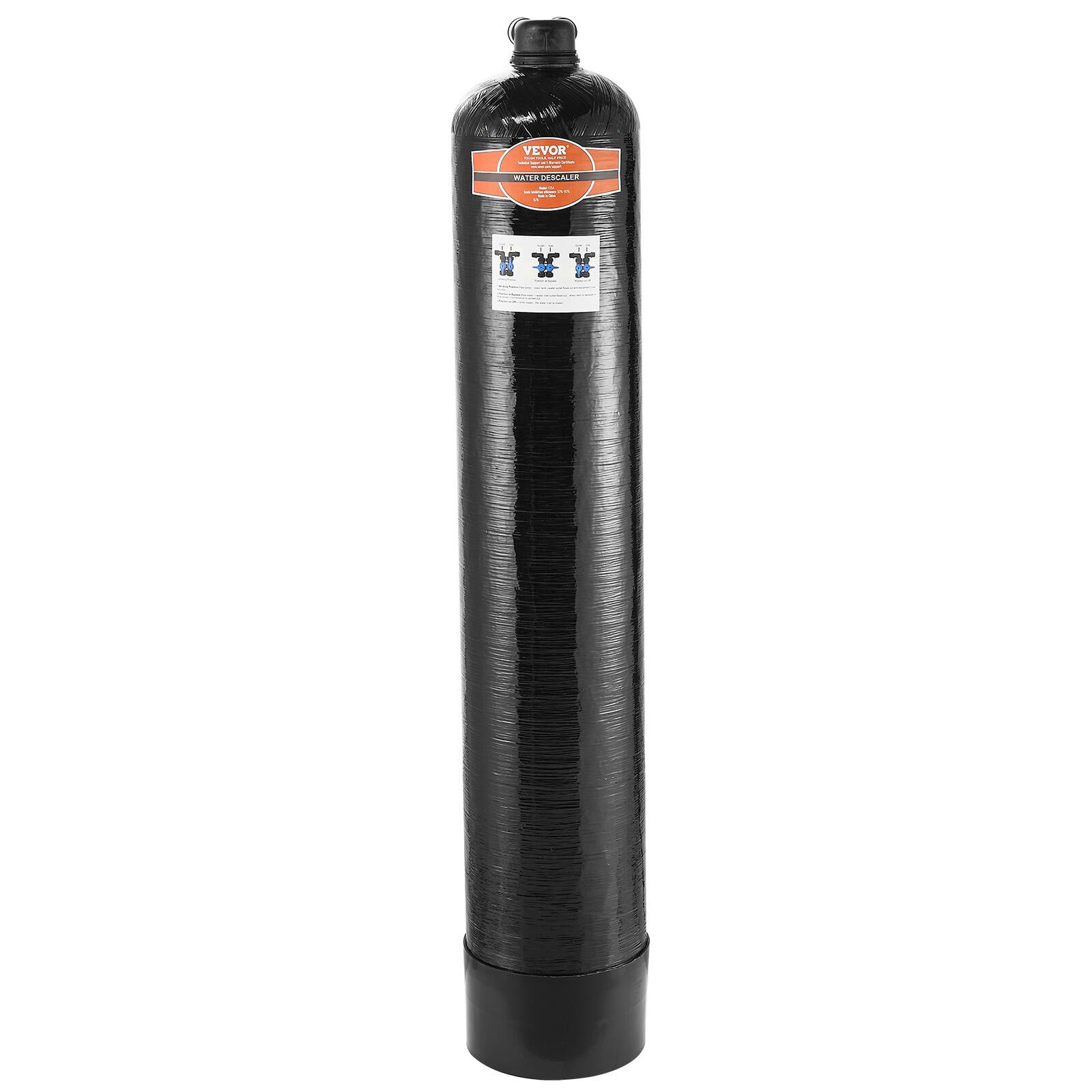 VEVOR - Whole House Salt Free Descaler, Water Filter for City Water, 1100,000 Gallon Whole House Water Descaler - Black