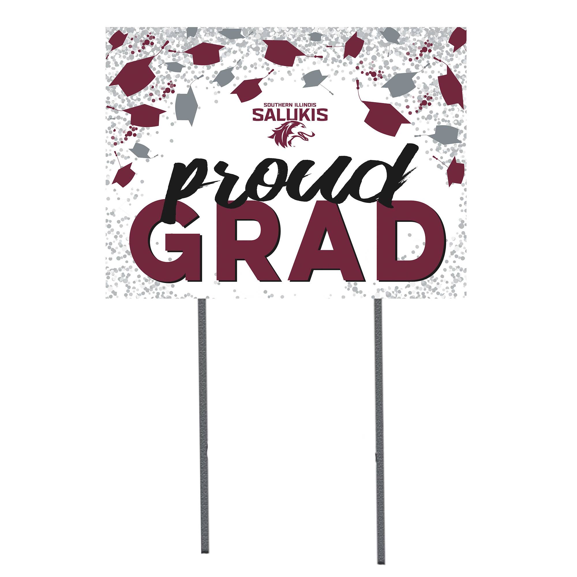 Southern Illinois Salukis 18'' x 24'' Grad Yard Sign