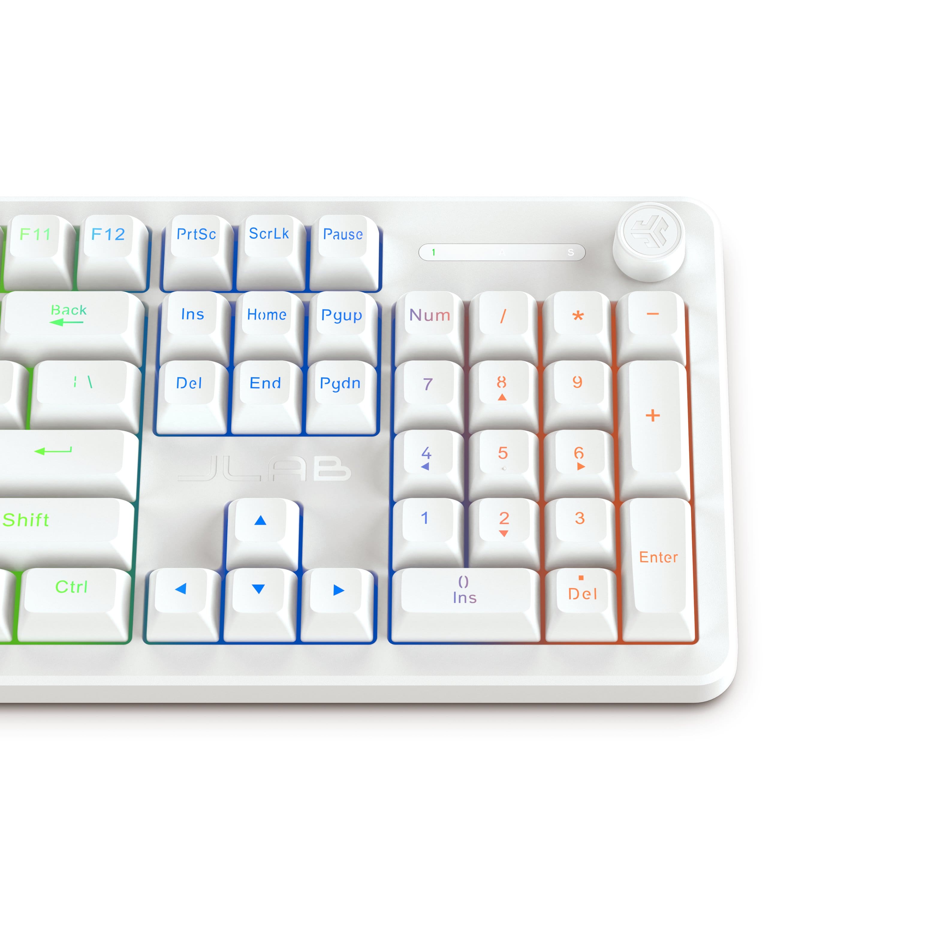 JLab Nightfall Full Size Wired Gaming Keyboard White - Best Buy