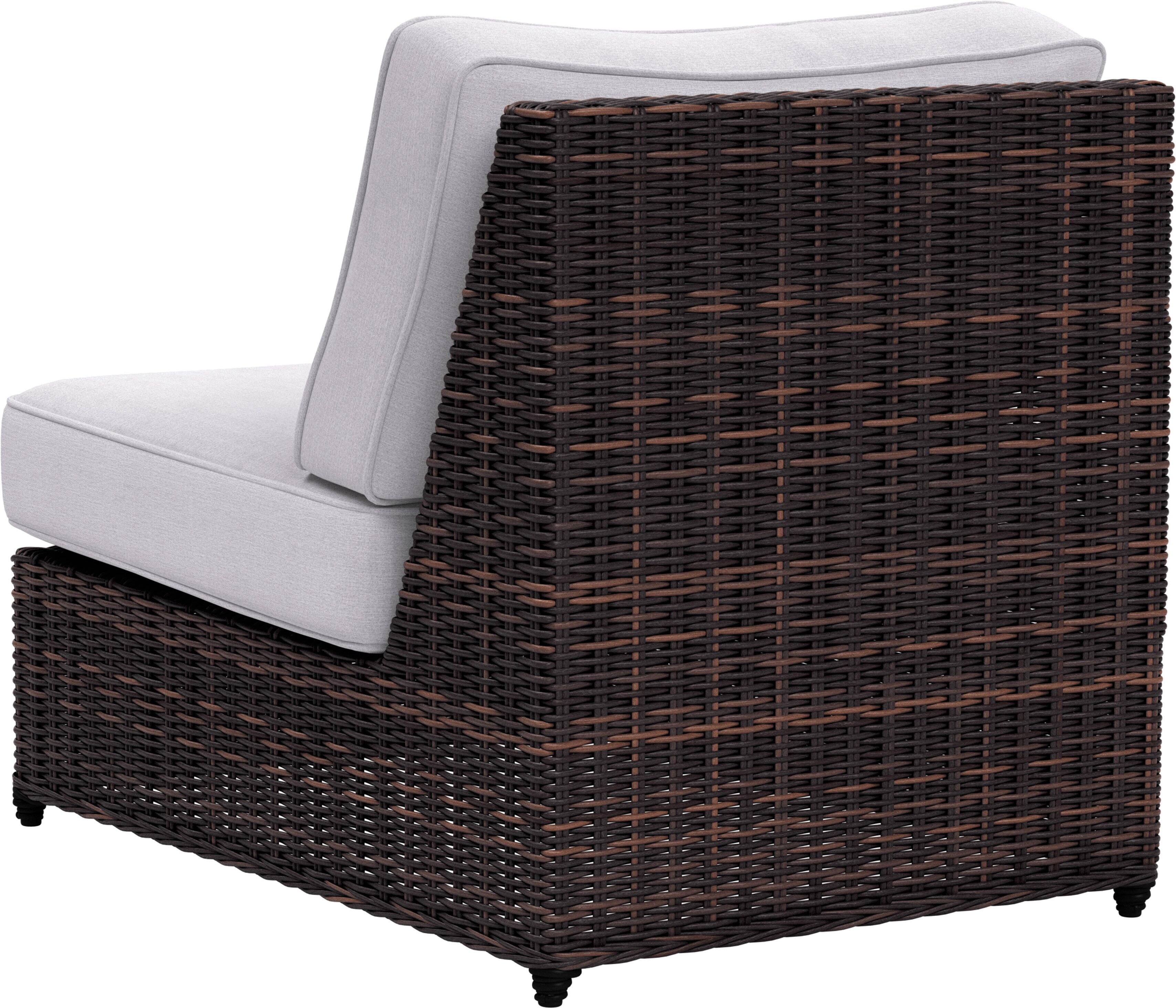 Left. Yardbird® - Waverly Outdoor Armless Insert - Silver.