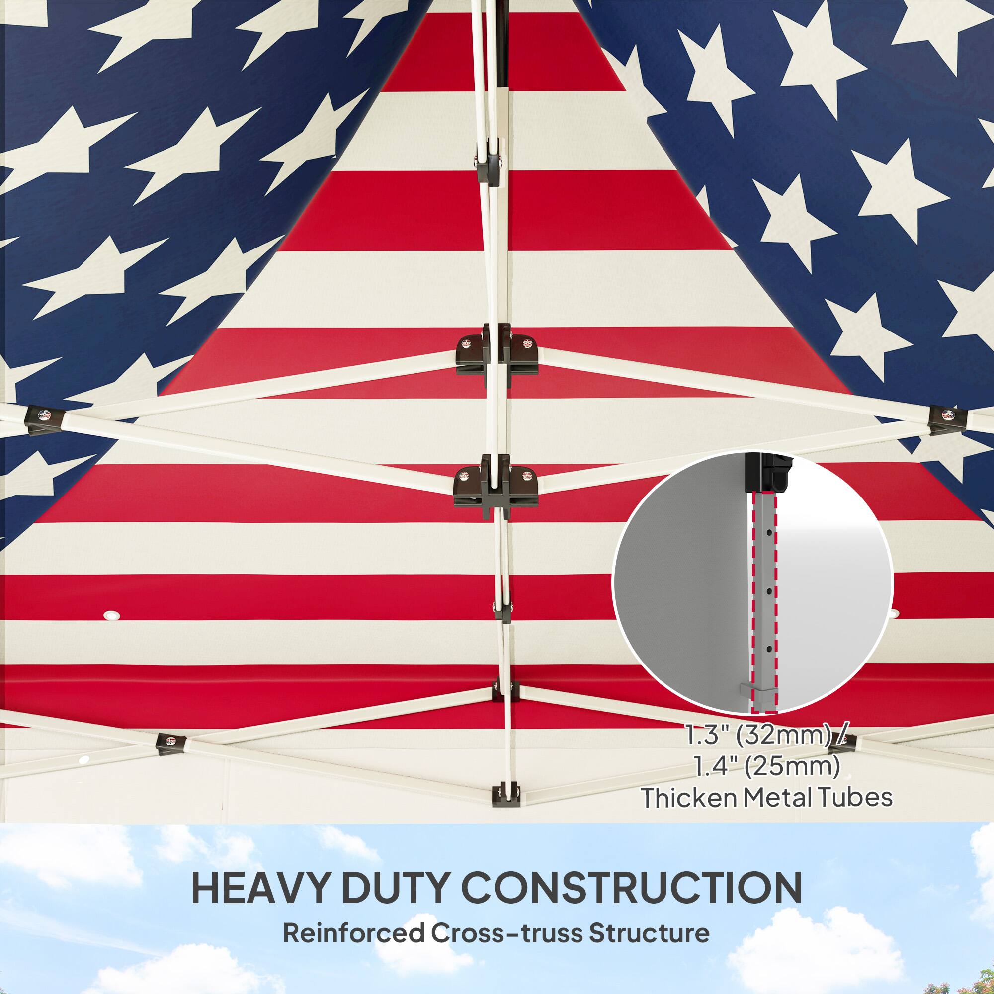 HEAVY DUTY CONSTRUCTION
Reinforced Cross-truss Structure
1.3" (32mm)
1.4" (25mm) Thicken Metal Tubes