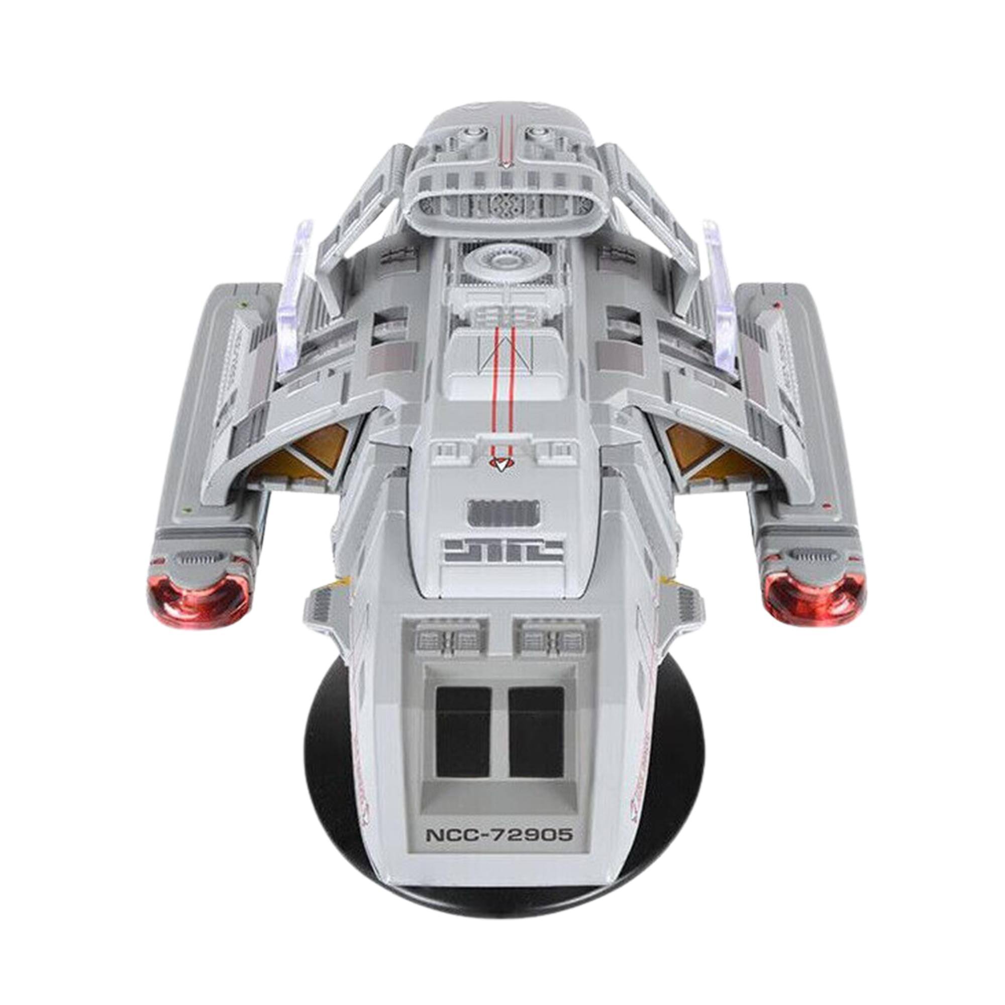 Alt View 1. Eaglemoss - Eaglemoss Star Trek Starship Replica | Runabout CMVC - Grey.