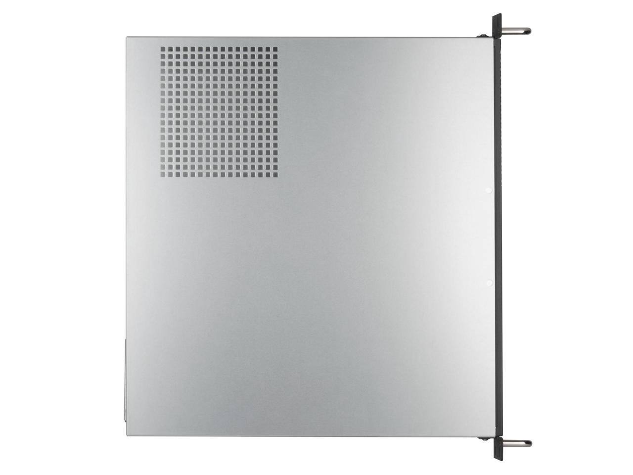 Alt View 4. SilverStone - Silverstone RM23-502-MINI 2U Dual 5.25" Drive Bay Micro-ATX Rackmount Server Chassis w/ USB 3.1 - Silver.