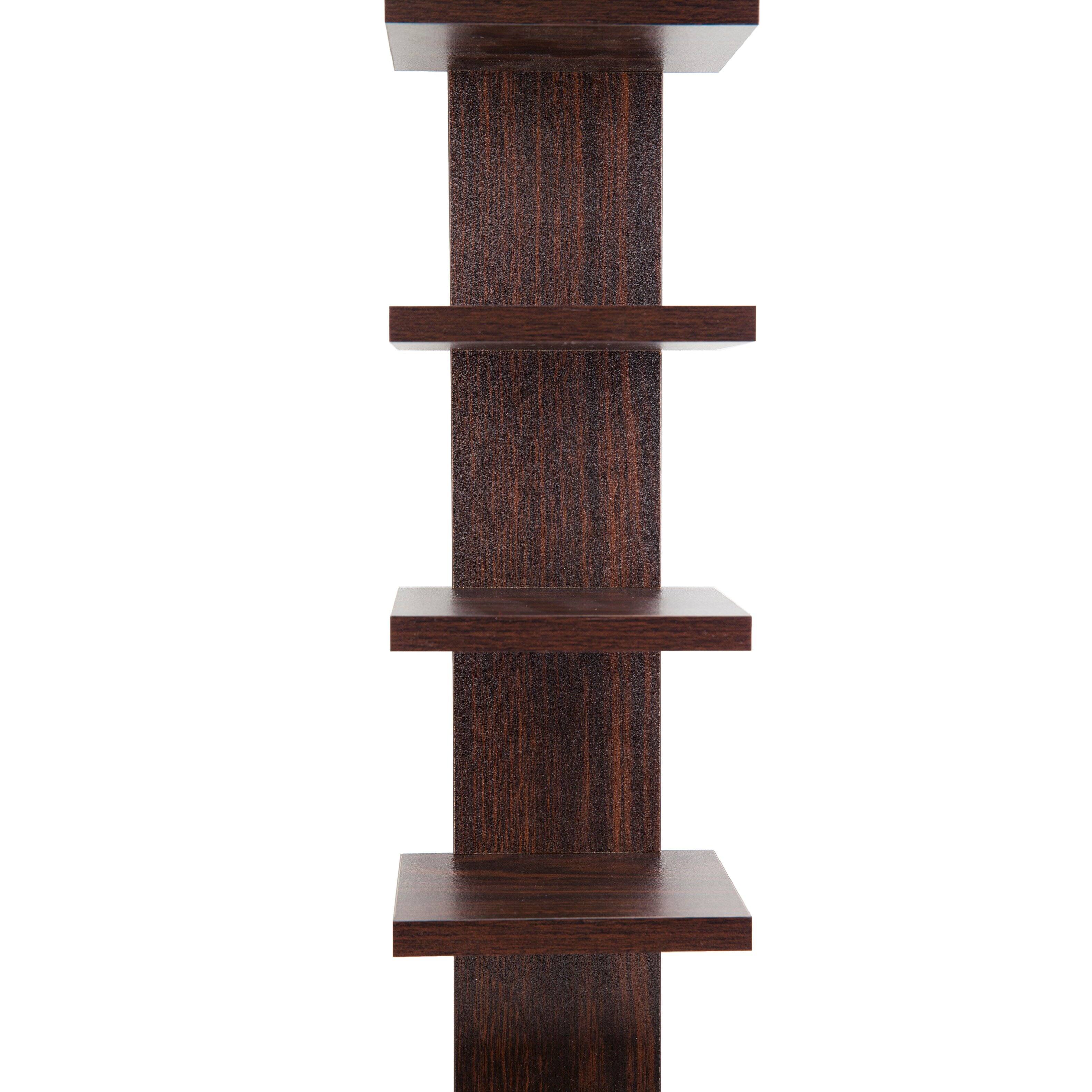Alt View 8. Danya B - Utility Column Spine Wall Shelves - Walnut - Walnut.