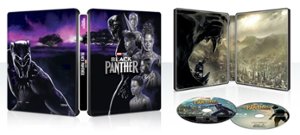 Black Panther [SteelBook] [Includes Digital Copy] [4K Ultra HD Blu-ray/Blu-ray] [Only @ Best Buy] [2018] - Front_Zoom