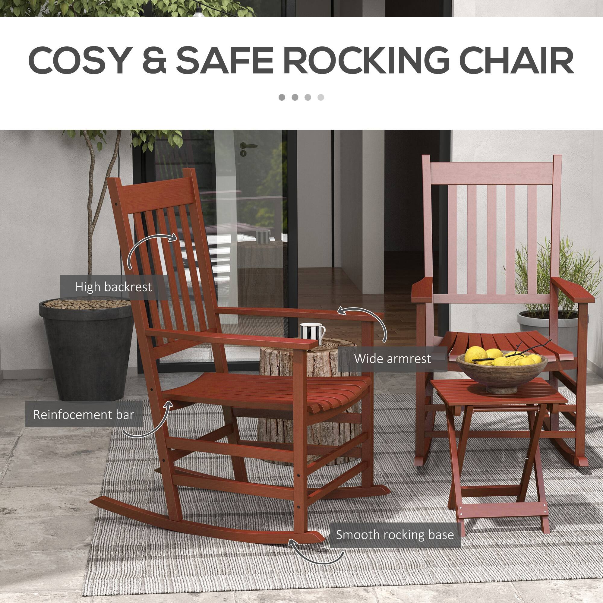 COSY & SAFE ROCKING CHAIR

- High backrest
- Wide armrest
- Reinforcement bar
- Smooth rocking base