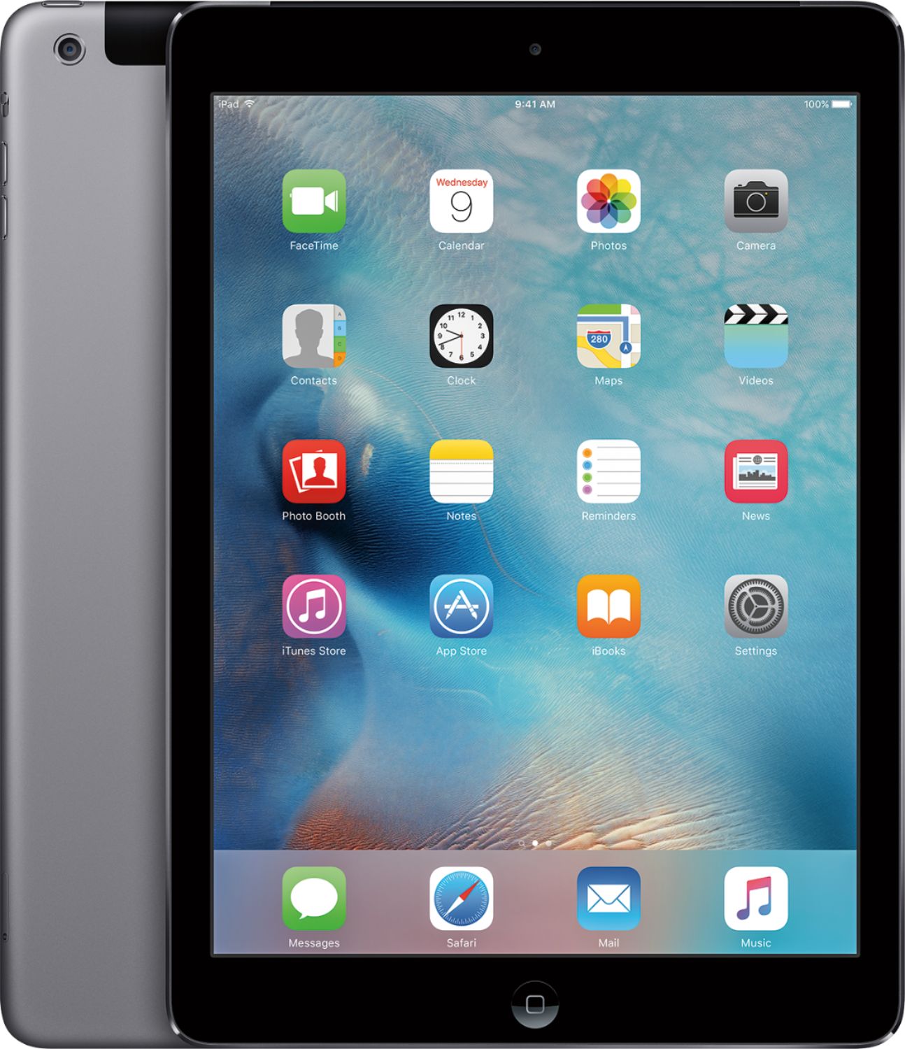 Apple iPad® Air with Wi-Fi 16GB Space Gray MD785LL/A - Best Buy