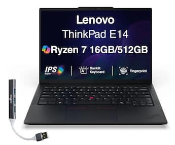 Lenovo Upgraded Thinkpad E14 Laptop 14.0 FHD+ Display (Ryzen 7 250 Lenovo Upgraded Thinkpad E14 Laptop 14.0 FHD+ Display (Ryzen 7 250