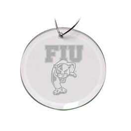 Jardine - FIU Panthers 3'' Round Glass Ornament - Multicolor