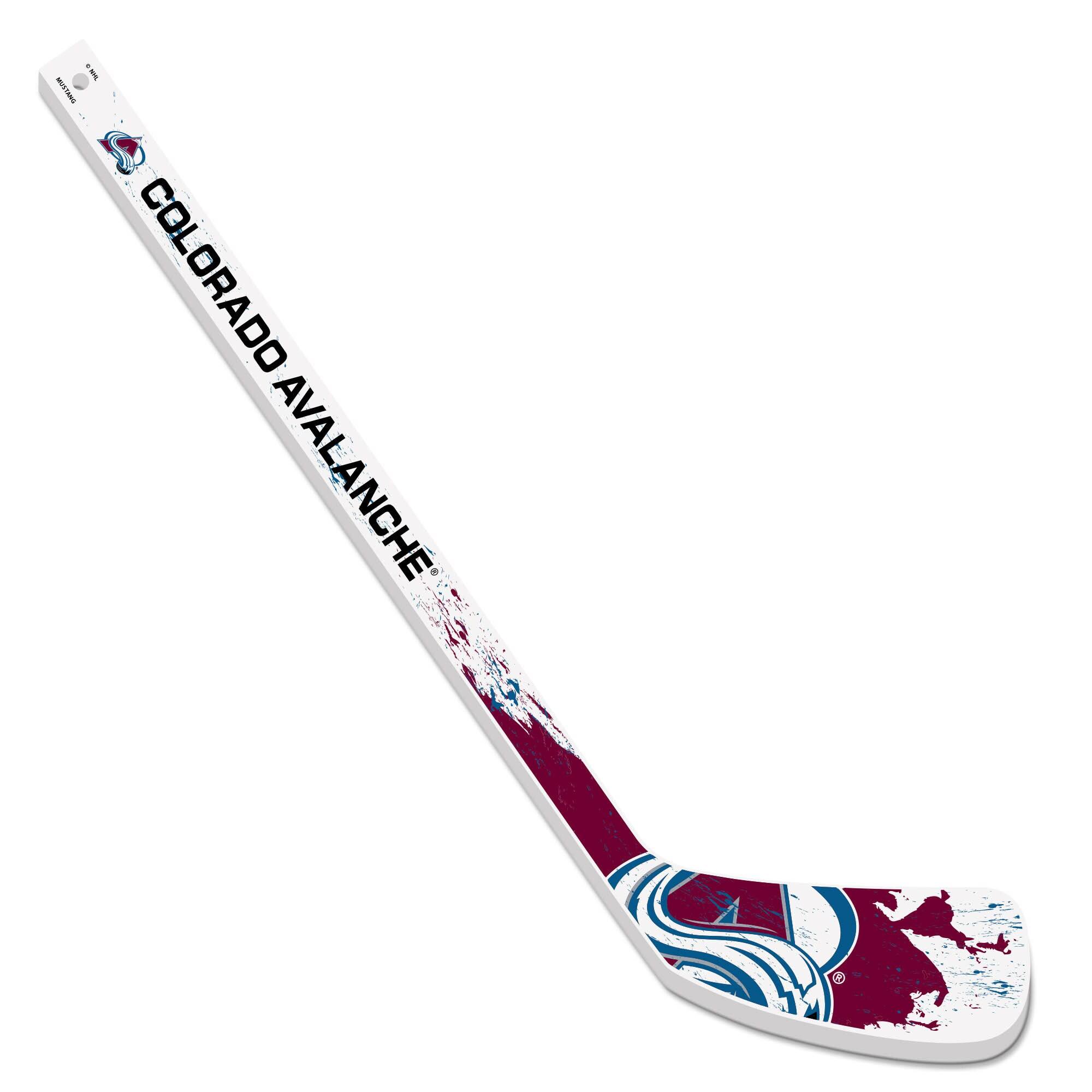 Mustang Drinkware - Colorado Avalanche Splatter Mini Hockey Stick - Multicolor