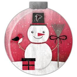Fan Creations - Atlanta Falcons 12'' Snow Globe Wall Art - Multicolor