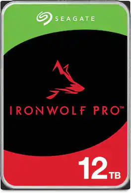 Seagate - IronWolf Pro 12TB NAS Hard Drive 7200 RPM 256MB Cache CMR SATA 6.0Gb/s 3.5" Internal HDD ST12000NE0008 - OEM
