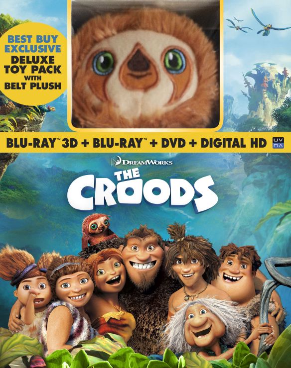  Croods [Includes Digital Copy] [With Plush Toy] [3D] [Blu-ray/DVD] [Blu-ray/Blu-ray 3D/DVD] [2013]