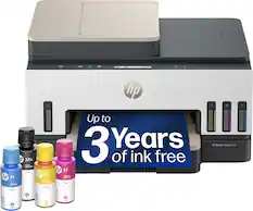 Up to 3 Years of ink free
HP Smart Tank 7303
hp 31
Cyan Ink Bottle 70 ml
Magenta Ink Bottle 70 ml
Yellow Ink Bottle 70 ml
Black Ink Bottle 135 ml