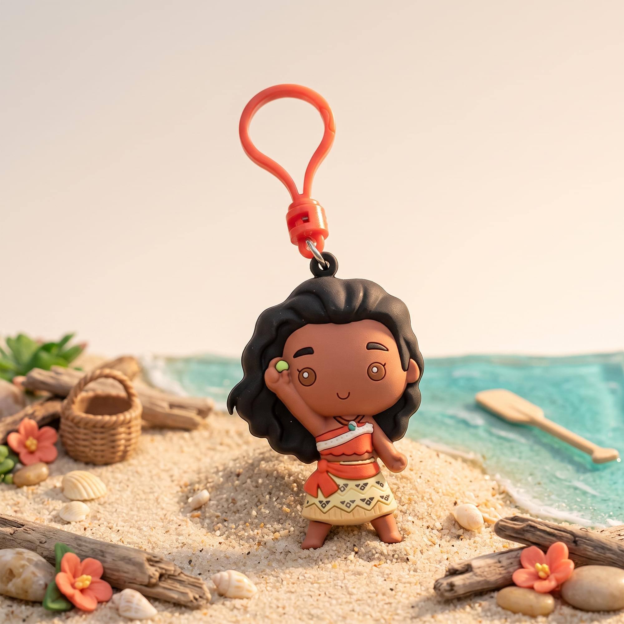 Alt View 5. Monogram - Disney Moana Series 2 Blind Bag 3D Foam Bag Clip | 1 Random - Multi-Colored.