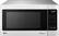 Front. LG - 1.5 Cu. Ft. Mid-Size Microwave - Smooth White.