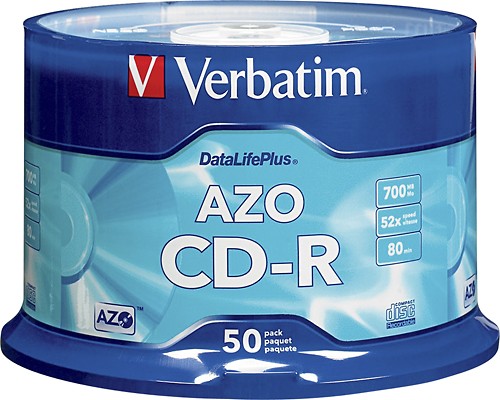 Verbatim CD-R, 700 MB - 50 pack