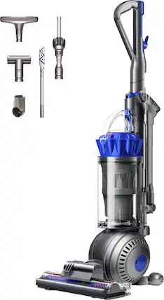 Front. Dyson - Exclusive Ball Animal 2 Plus Corded Upright Vacuum with 5 Accessories - Molded Blue.