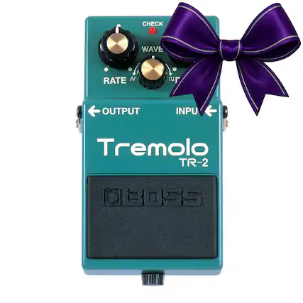 CHECK WAVE RATE N OUTPUT INPU Tremolo TR-2 BOSS